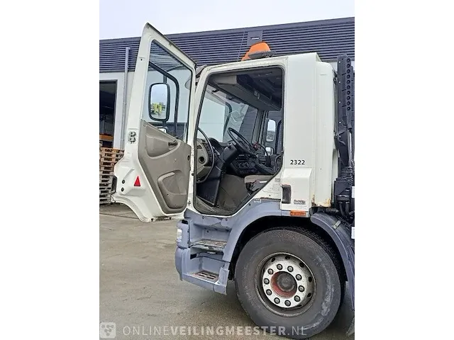 Vrachtwagen daf, cf 75.250 met haakarm hiab en hmf laadkraan, bouwjaar 2008 - afbeelding 13 van  72