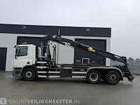 Vrachtwagen daf, cf 75.250 met haakarm hiab en hmf laadkraan, bouwjaar 2008 - afbeelding 23 van  72