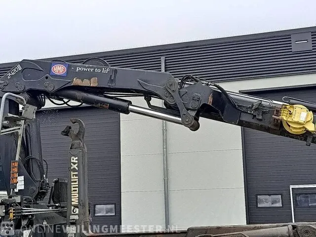 Vrachtwagen daf, cf 75.250 met haakarm hiab en hmf laadkraan, bouwjaar 2008 - afbeelding 38 van  72