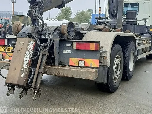 Vrachtwagen daf, cf 75.250 met haakarm hiab en hmf laadkraan, bouwjaar 2008 - afbeelding 44 van  72