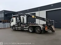 Vrachtwagen daf, cf 75.250 met haakarm hiab en hmf laadkraan, bouwjaar 2008 - afbeelding 34 van  72