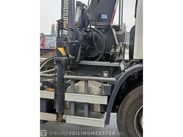 Vrachtwagen daf, cf 75.250 met haakarm hiab en hmf laadkraan, bouwjaar 2008 - afbeelding 47 van  72