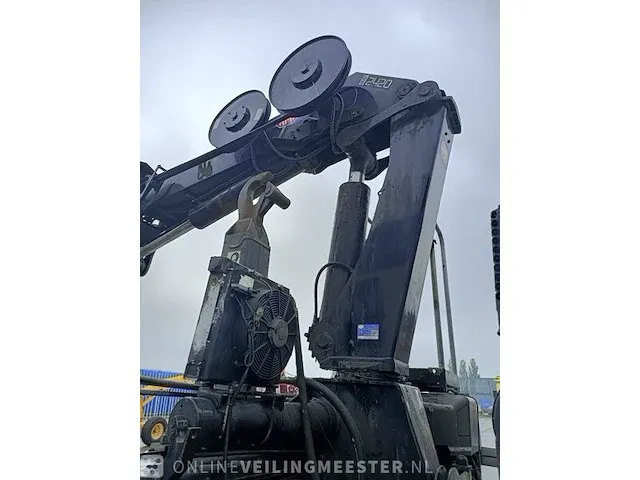 Vrachtwagen daf, cf 75.250 met haakarm hiab en hmf laadkraan, bouwjaar 2008 - afbeelding 58 van  72