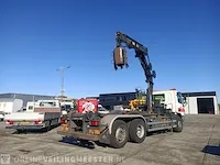 Vrachtwagen daf, cf 75.250 met haakarm hiab en hmf laadkraan, bouwjaar 2008 - afbeelding 60 van  72