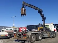 Vrachtwagen daf, cf 75.250 met haakarm hiab en hmf laadkraan, bouwjaar 2008 - afbeelding 61 van  72