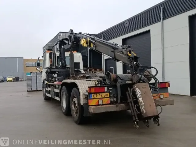 Vrachtwagen daf, cf 75.250 met haakarm hiab en hmf laadkraan, bouwjaar 2008 - afbeelding 67 van  72