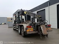 Vrachtwagen daf, cf 75.250 met haakarm hiab en hmf laadkraan, bouwjaar 2008 - afbeelding 67 van  72