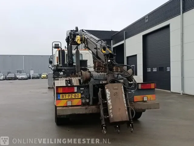 Vrachtwagen daf, cf 75.250 met haakarm hiab en hmf laadkraan, bouwjaar 2008 - afbeelding 71 van  72
