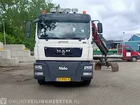 Vrachtwagen man, tgm 18.250 4x2 bl eev - kraan hmf met grijper en container lift systeem, bouwjaar 2012 | 143862 km | 87-bbf-4 - afbeelding 6 van  43