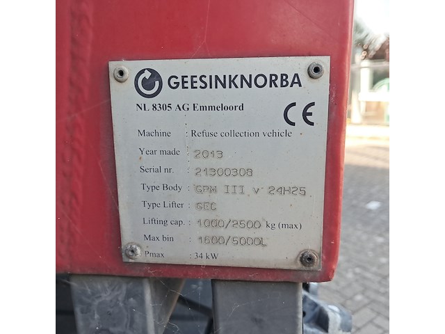 Vrachtwagen met afvalinzamelingssysteem, iveco, ad260sy/ps cng, 2013 - afbeelding 21 van  45