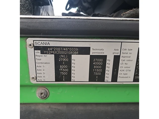 Vrachtwagen met afvalinzamelingssysteem scania, p280, bouwjaar 2015 - afbeelding 47 van  52
