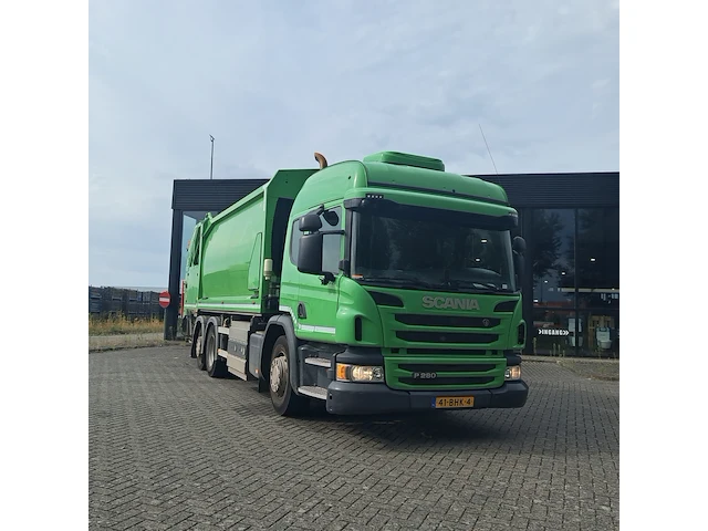 Vrachtwagen met afvalinzamelingssysteem scania, p280, bouwjaar 2016 - afbeelding 1 van  52