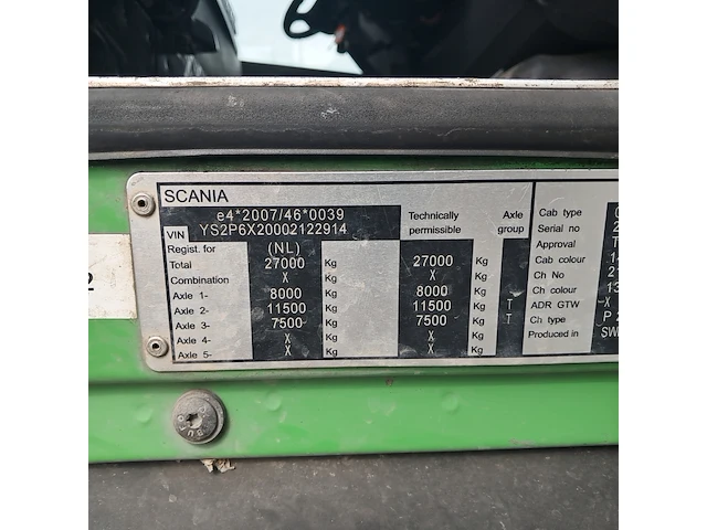 Vrachtwagen met afvalinzamelingssysteem scania, p280, bouwjaar 2016 - afbeelding 47 van  52