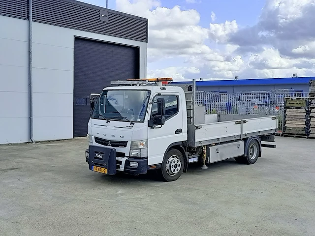 Vrachtwagen met autolaadkraan fuso, canter, bouwjaar 2014 - afbeelding 1 van  48