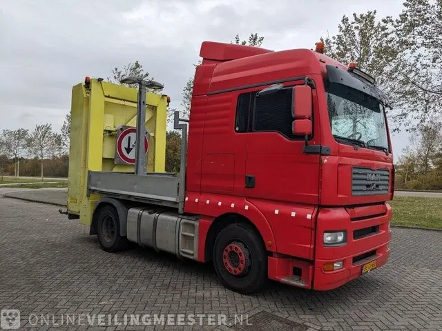 Vrachtwagen met botsabsorber man, tga 18.350 4x2 bls, n.v.t., bouwjaar 06-10-2006 - afbeelding 36 van  38