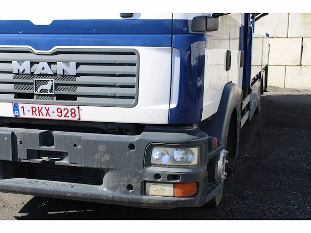 Vrachtwagen met kraancombinatie man tgl 12.210 bl doka - bj2009 - afbeelding 2 van  50