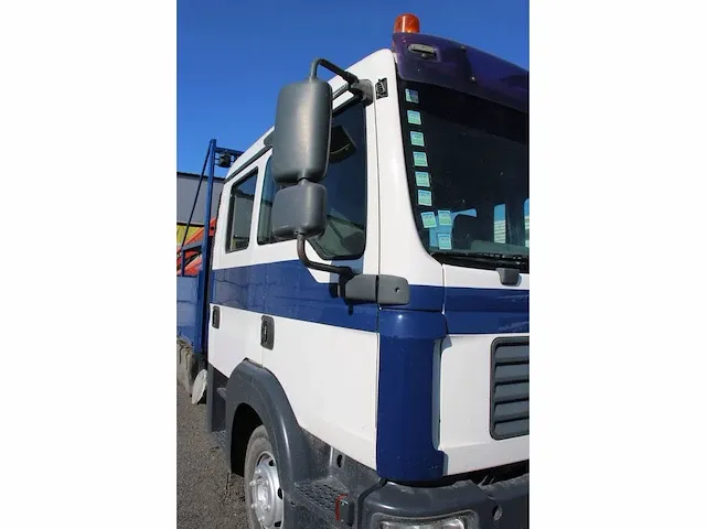 Vrachtwagen met kraancombinatie man tgl 12.210 bl doka - bj2009 - afbeelding 4 van  50