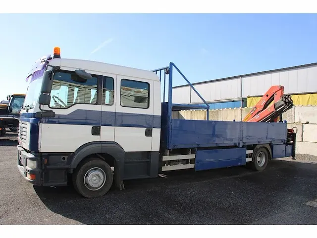 Vrachtwagen met kraancombinatie man tgl 12.210 bl doka - bj2009 - afbeelding 12 van  50