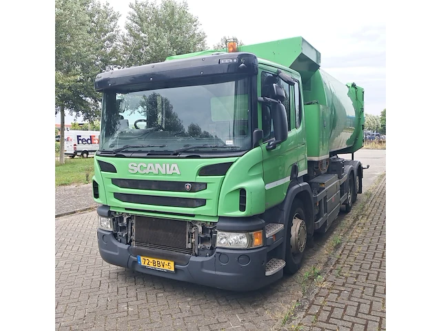 Vrachtwagen met zijlader scania, p280, bouwjaar 2013 - afbeelding 23 van  45