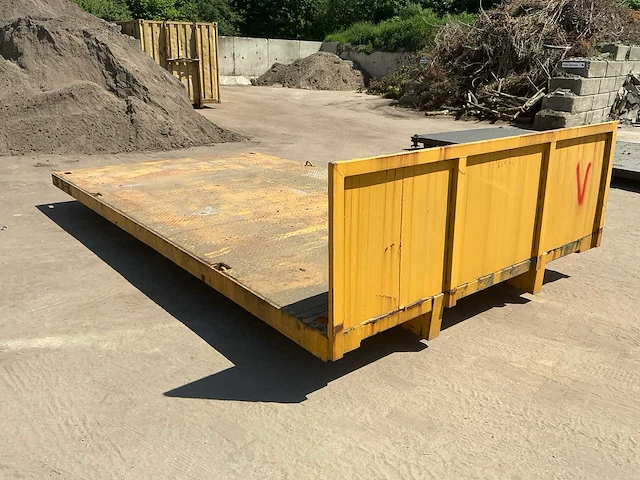 Vrachtwagen platform trekker zoutstrooier plateau - afbeelding 5 van  12