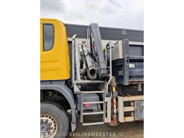 Vrachtwagen scania, p340 met autolaadkraan fassi f110axs en kipper, bouwjaar 2006 | 222165 km | bs-hn-63 - afbeelding 23 van  51