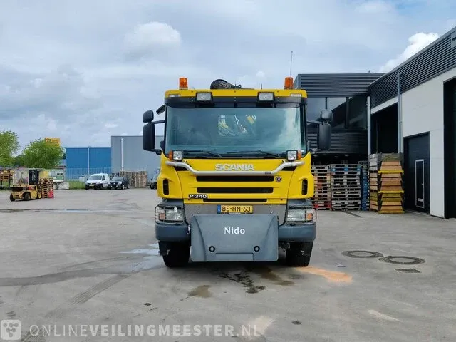 Vrachtwagen scania, p340 met autolaadkraan fassi f110axs en kipper, bouwjaar 2006 | 222165 km | bs-hn-63 - afbeelding 32 van  51