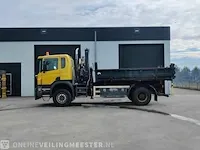 Vrachtwagen scania, p340 met autolaadkraan fassi f110axs en kipper, bouwjaar 2006 | 239401 km | bs-hz-60 - afbeelding 1 van  41