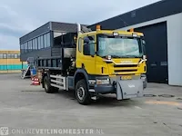 Vrachtwagen scania, p340 met autolaadkraan fassi f110axs en kipper, bouwjaar 2006 | 239401 km | bs-hz-60 - afbeelding 37 van  41