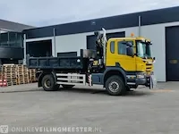 Vrachtwagen scania, p340 met autolaadkraan fassi f110axs en kipper, bouwjaar 2006 | 239401 km | bs-hz-60 - afbeelding 38 van  41