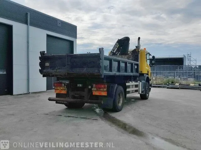 Vrachtwagen scania, p340 met autolaadkraan fassi f110axs en kipper, bouwjaar 2006 | 239401 km | bs-hz-60 - afbeelding 41 van  41