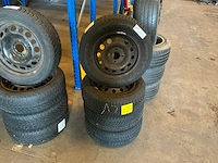 Vredestein snowtracs winterband op velg 185/65r14 (4x)