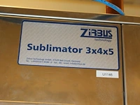 Vriesdroger zirbus sublimator 3x4x5 met vacuümpomp evd-36, pc en printer. nr. 3381. bouwjaar 2013. - afbeelding 6 van  7