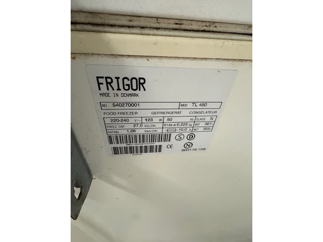 Vrieskist figor, tl450, wit - afbeelding 5 van  5