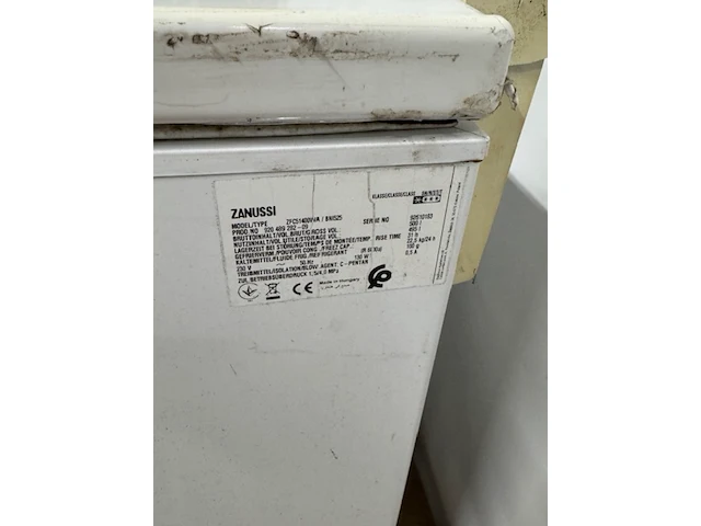 Vrieskist zanussi, zfc514wa, wit - afbeelding 2 van  7