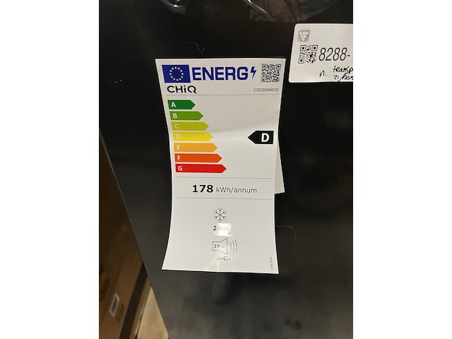 Vriezer 206 liter chiq, csd206neid - afbeelding 8 van  8