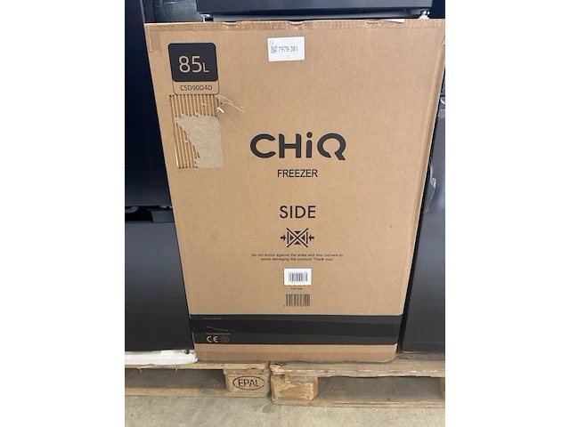 Vriezer 90 liter chiq, csd90d4d - afbeelding 3 van  3