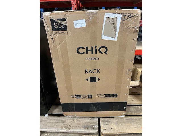 Vriezer 90 liter chiq, csd90d4d - afbeelding 3 van  3