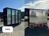 Vriezer glazen deur quadrupel hr04