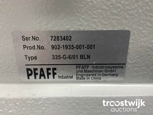 Vrije arm leernaaimachine met werktafel - afbeelding 7 van  9