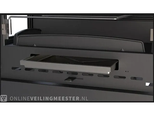 Vrijhangende houthaard 12 kw bronpi, versailles -c 3 zijdig , zwart - afbeelding 2 van  7