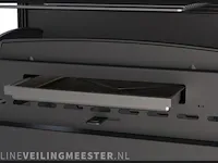 Vrijhangende houthaard 12 kw bronpi, versailles -c 3 zijdig , zwart - afbeelding 2 van  7