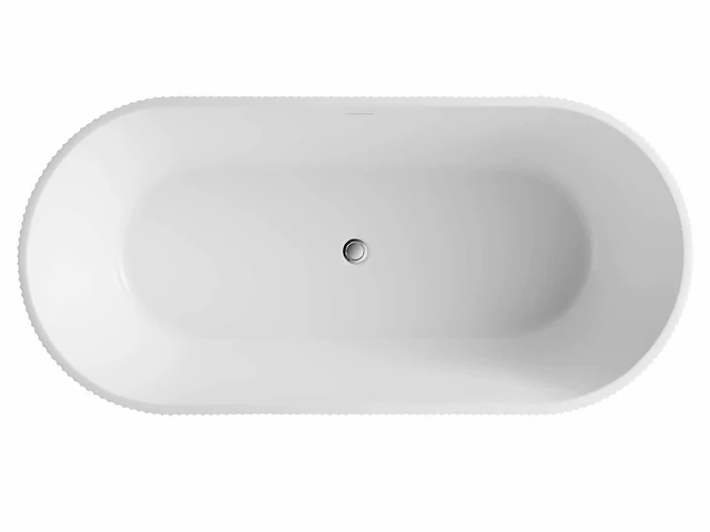 Vrijstaand acryl design bad - mat wit/glans wit of mat zwart keuze - afbeelding 11 van  11
