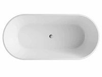 Vrijstaand acryl design bad - mat wit/glans wit of mat zwart keuze - afbeelding 11 van  11