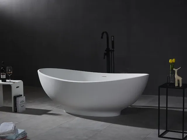 Vrijstaand bad - solid surface - dace (in 2 kleuren beschikbaar) - afbeelding 7 van  14