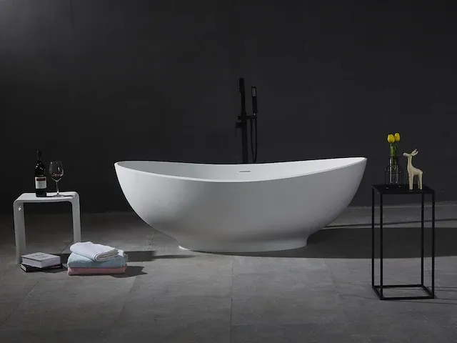 Vrijstaand bad - solid surface - dace (in 2 kleuren beschikbaar) - afbeelding 13 van  14
