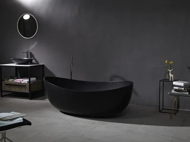 Vrijstaand bad - solid surface - ethan - afbeelding 5 van  10