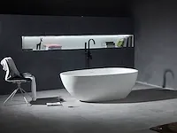 Vrijstaand bad - solid surface - izak (in 2 kleuren beschikbaar) - afbeelding 1 van  7