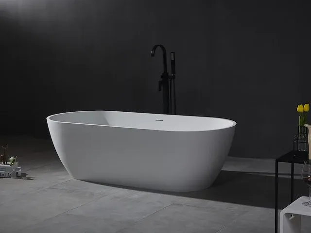 Vrijstaand bad - solid surface - kody (in 2 kleuren beschikbaar) - afbeelding 2 van  5