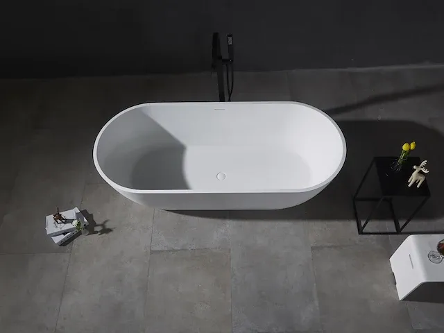 Vrijstaand bad - solid surface - kody (in 2 kleuren beschikbaar) - afbeelding 4 van  5