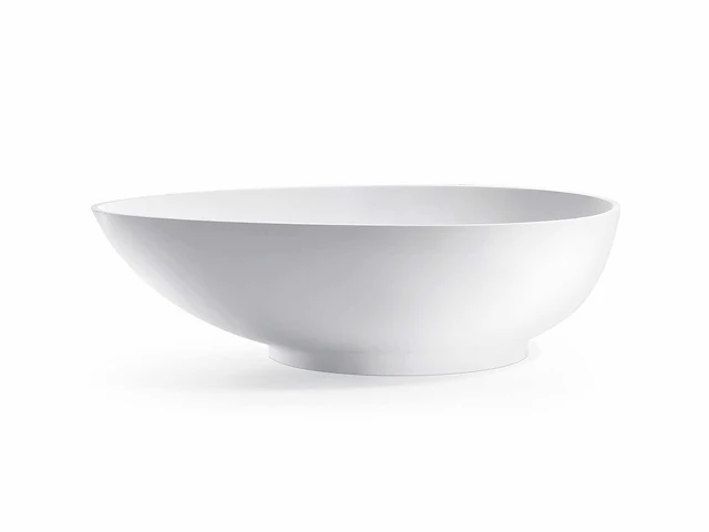 Vrijstaand bad - solid surface - mat wit - afbeelding 6 van  9